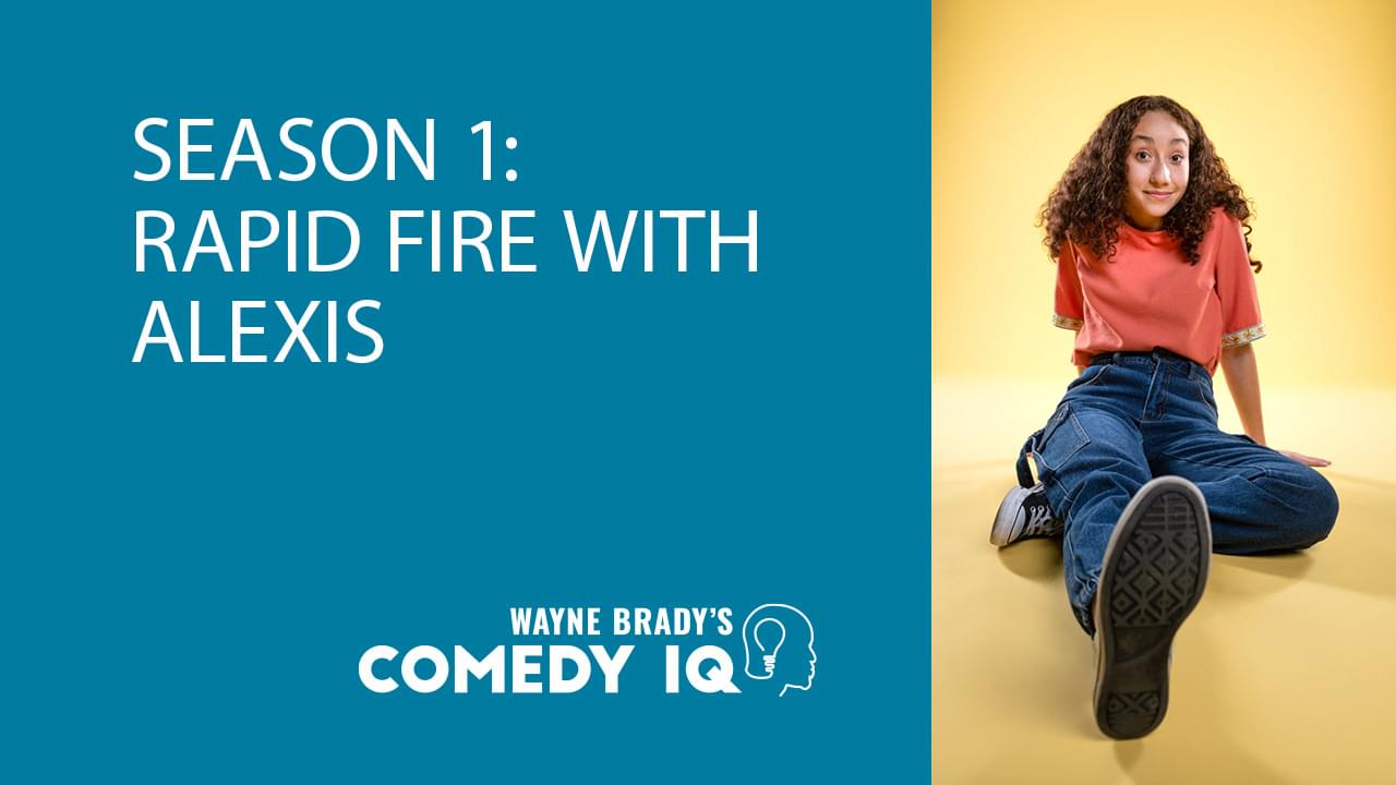 Wayne Bradys Comedy Iq Rapid Fire With Alexis Byutv